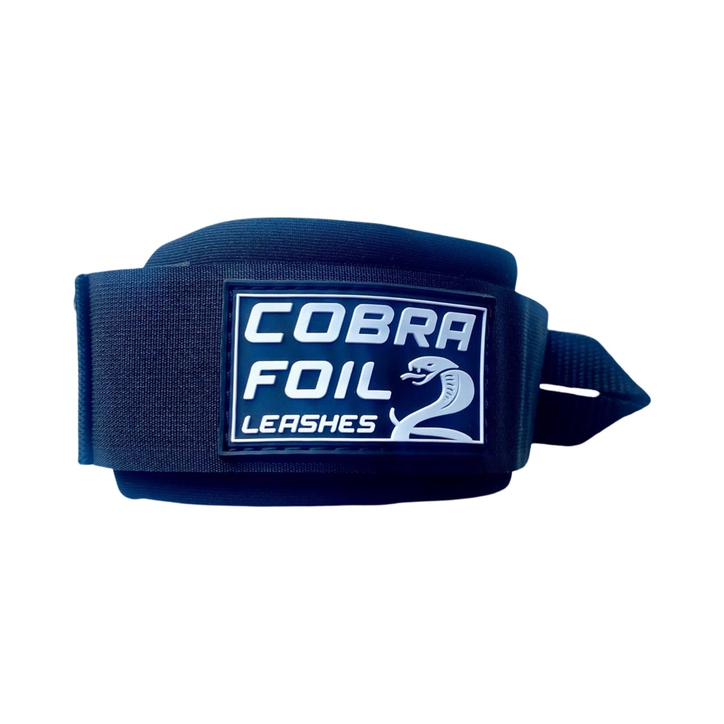 COBRA FOIL LEASH “NEW’ Double Coil 6ft 8mm for Board BLUE/BLACK.