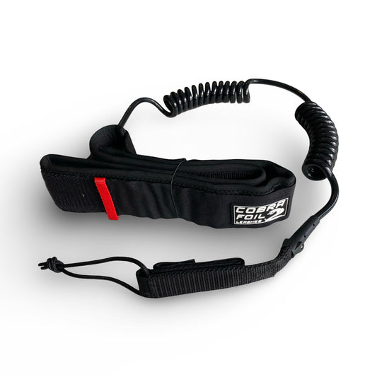 COBRA LEASH 6ft 8MM SUP/Downwind/Foil Drive - Double Coil & Waist Belt