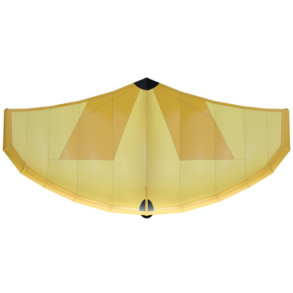 Aura for wing foiling in Yellow/ Orange.